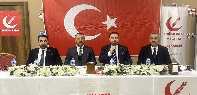 YRP Malatya İl Başkanlığı Aralık Ayı Divan Toplantısını Yaptı