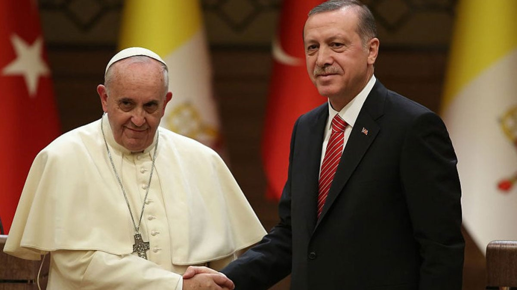 Erdoğan’dan Papa Fransuva’ya Taziye Mesajı