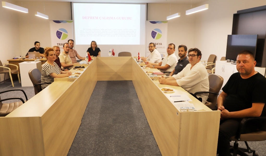 DEPREM VE RİSK YÖNETİMİ ÇALIŞMA GRUBU TOPLANTISI GERÇEKLEŞTİ