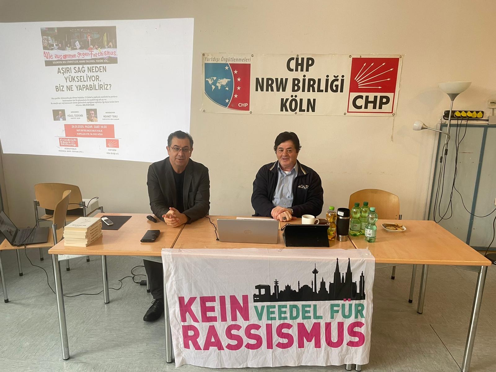 Köln ve Duisburg‘ ta aşırı sağın yükselişi ve federal seçimler tartışıldı