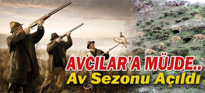 Av Dönemi 26 Ağustos 2023 tarihinde başlayacaktır