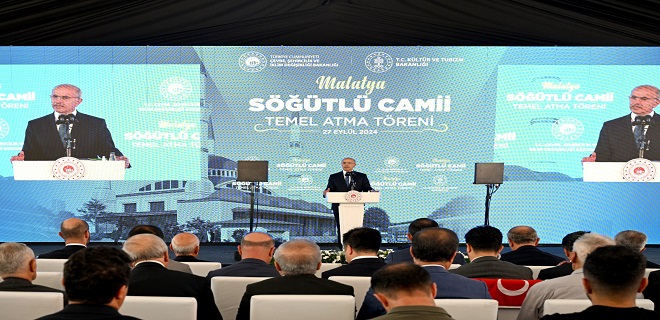 Söğütlü Camii Temel Atma Töreninde konuşan Başkan Er,