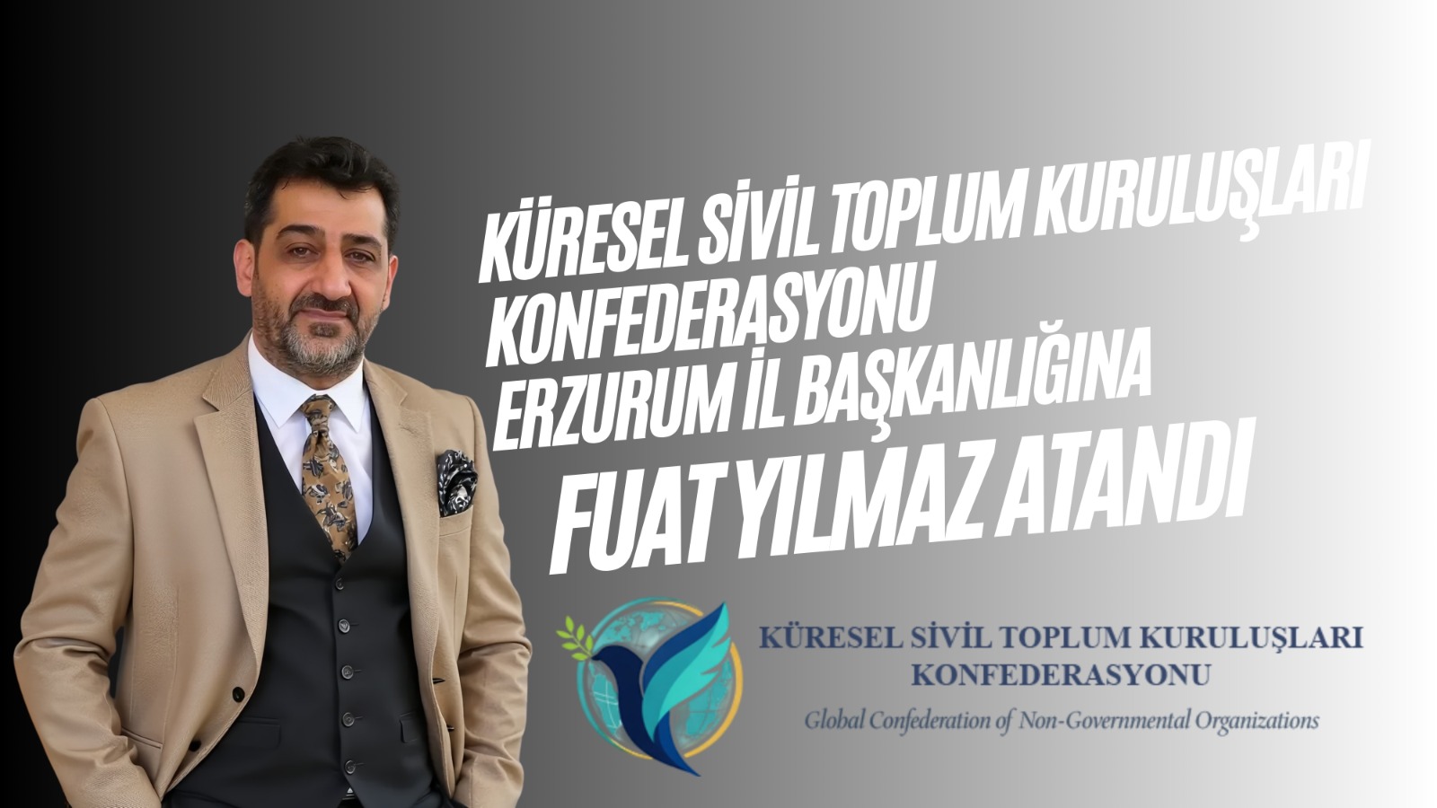 ERZURUM’DA SİVİL TOPLUM FUAT YILMAZ’LA YENİ BİR DÖNEME BAŞLIYOR!