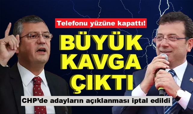 CHP'de Büyük Kavga