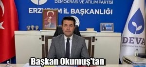 Başkan Emre Okumuş ’tan, Ramazan Bayramı mesajı