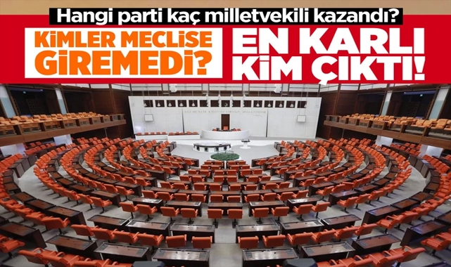Hangi Parti Kaç Milletvekili Kazandı?