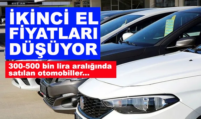 İkinci Elde Fiyatlar Düşüyor