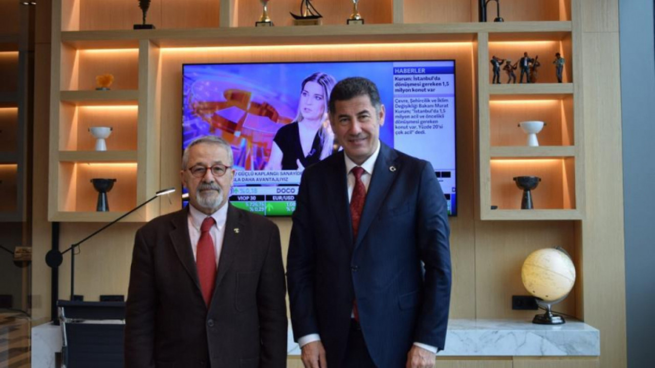 Oğan, yer bilimci Prof. Dr. Naci Görürle görüştü