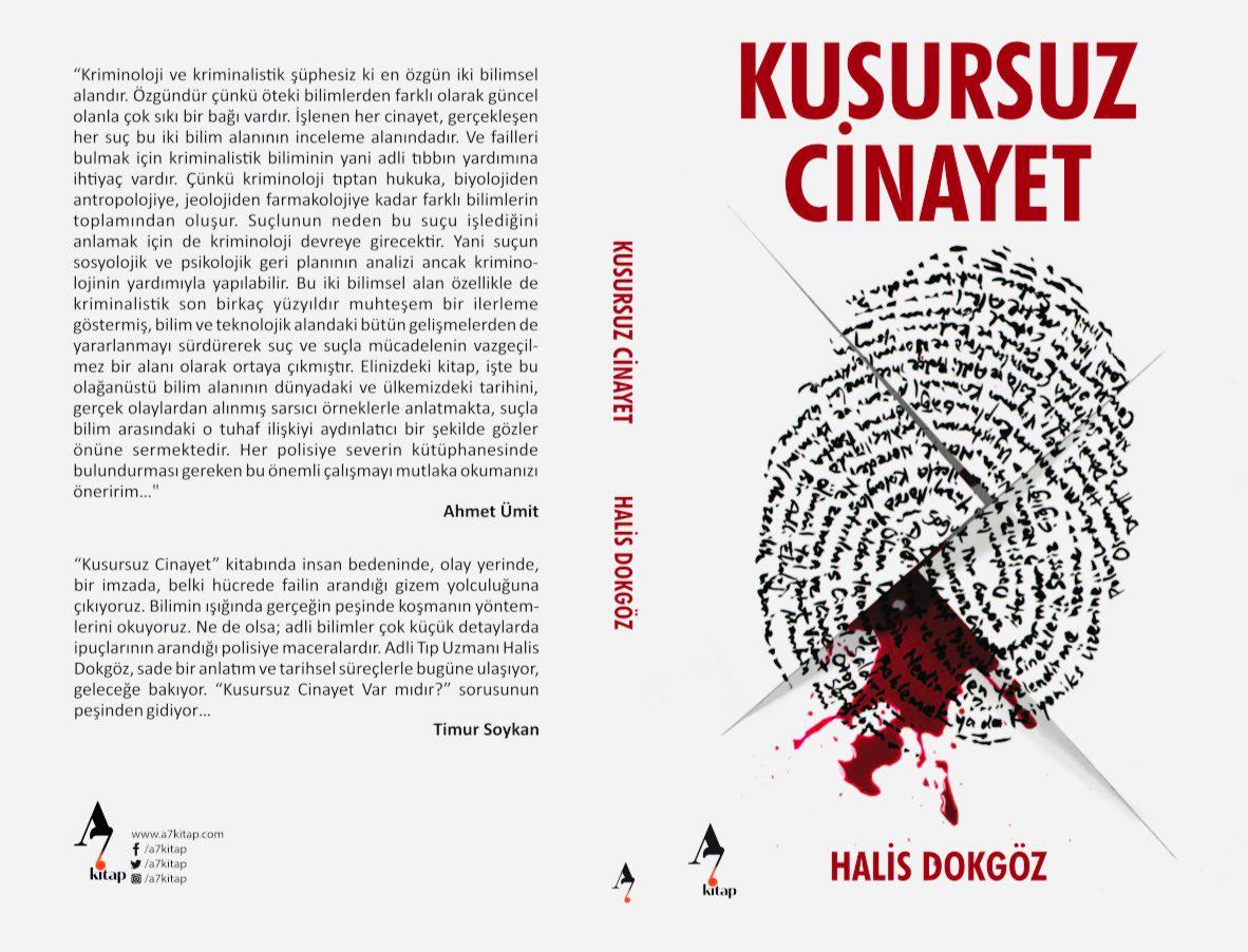 Prof. Dr. Halis Dokgöz'ün ''Kusursuz Cinayet'' Kitabı yayınlandı
