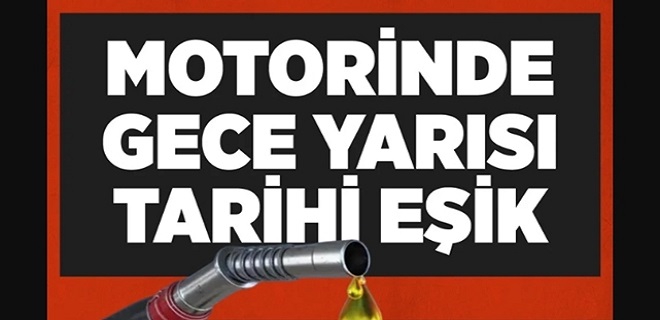 Motorin fiyatı yine zamlanıyor