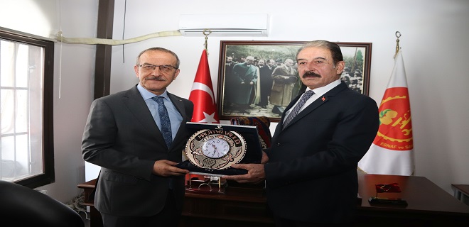 Vali Yavuz’dan MESOB Başkanı Keskin’e Ziyaret