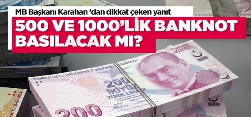 Yeni Banknotların Hazırlığı Yapılıyor