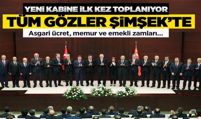 Yeni kabine İlk Kez Toplanıyor!